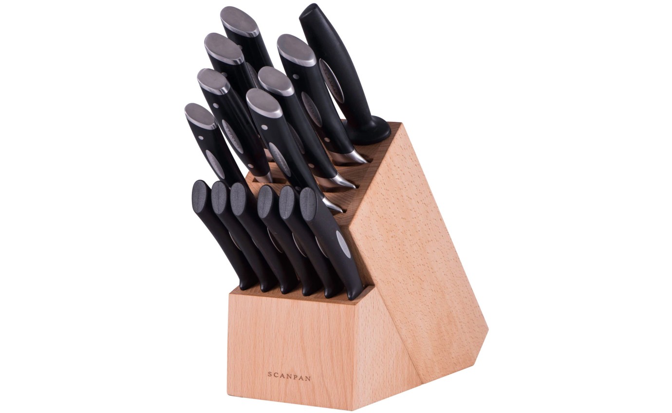 Scanpan Classic 15 Piece Kitchen Knife Block Set slider