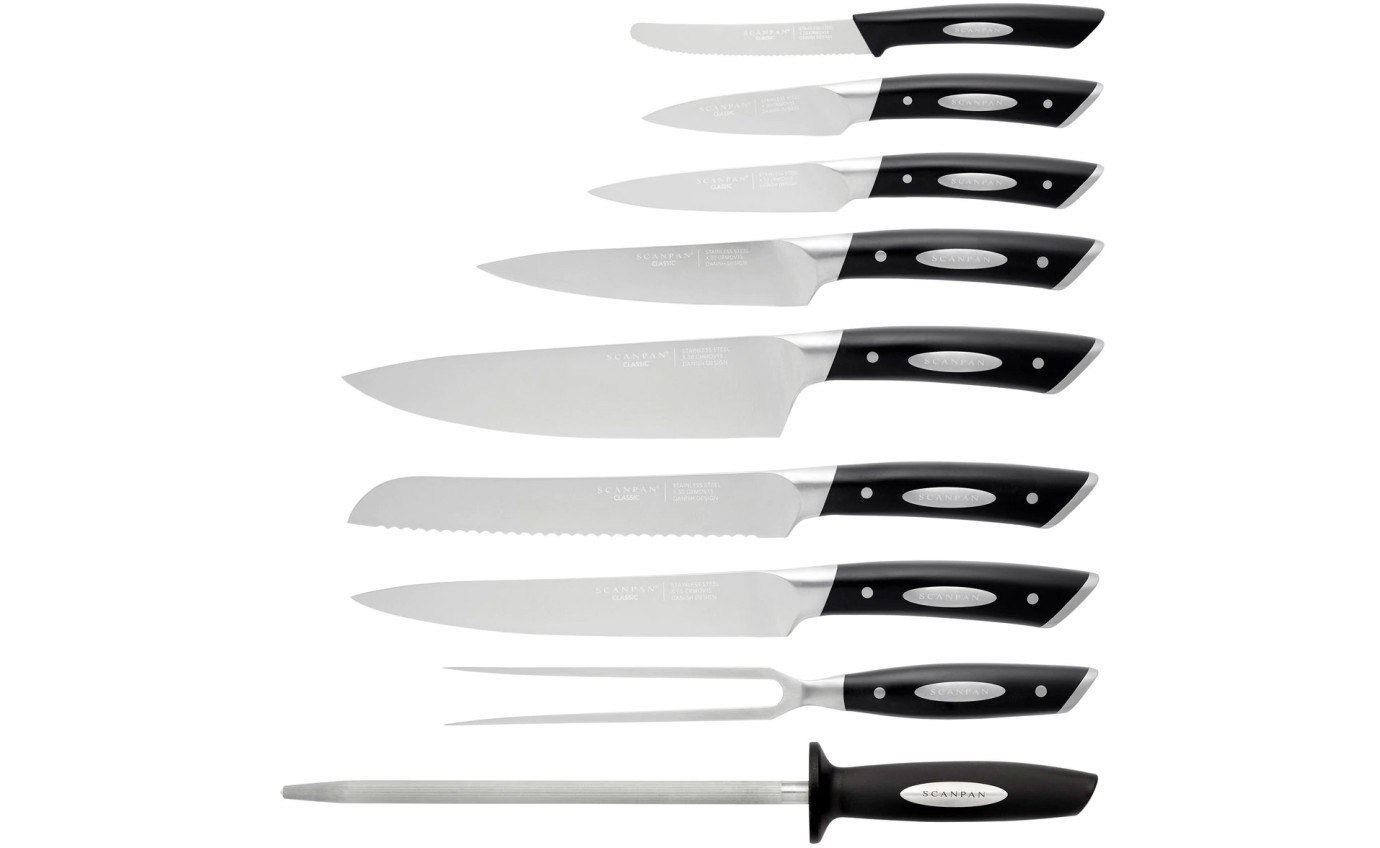 Scanpan Classic 15 Piece Kitchen Knife Block Set slider