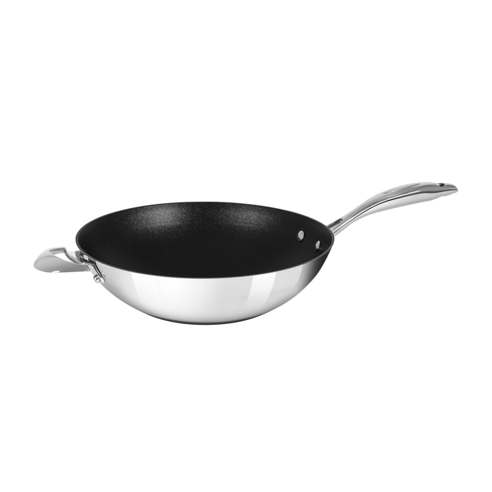 Scanpan HaptIQ Stainless Steel Wok 32cm - Silver/Grey slider
