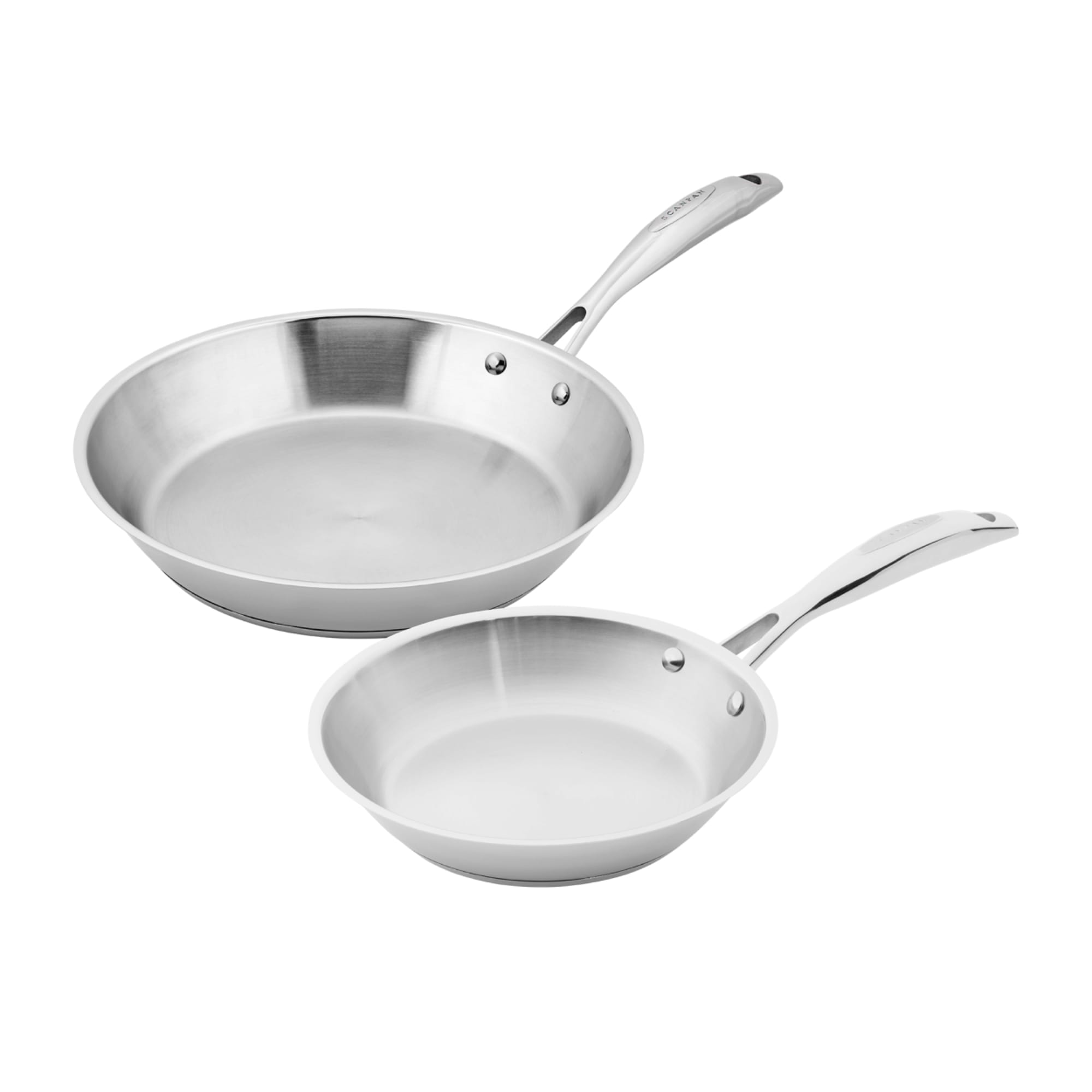 Scanpan STS 2pc Stainless Steel Frypan Set slider