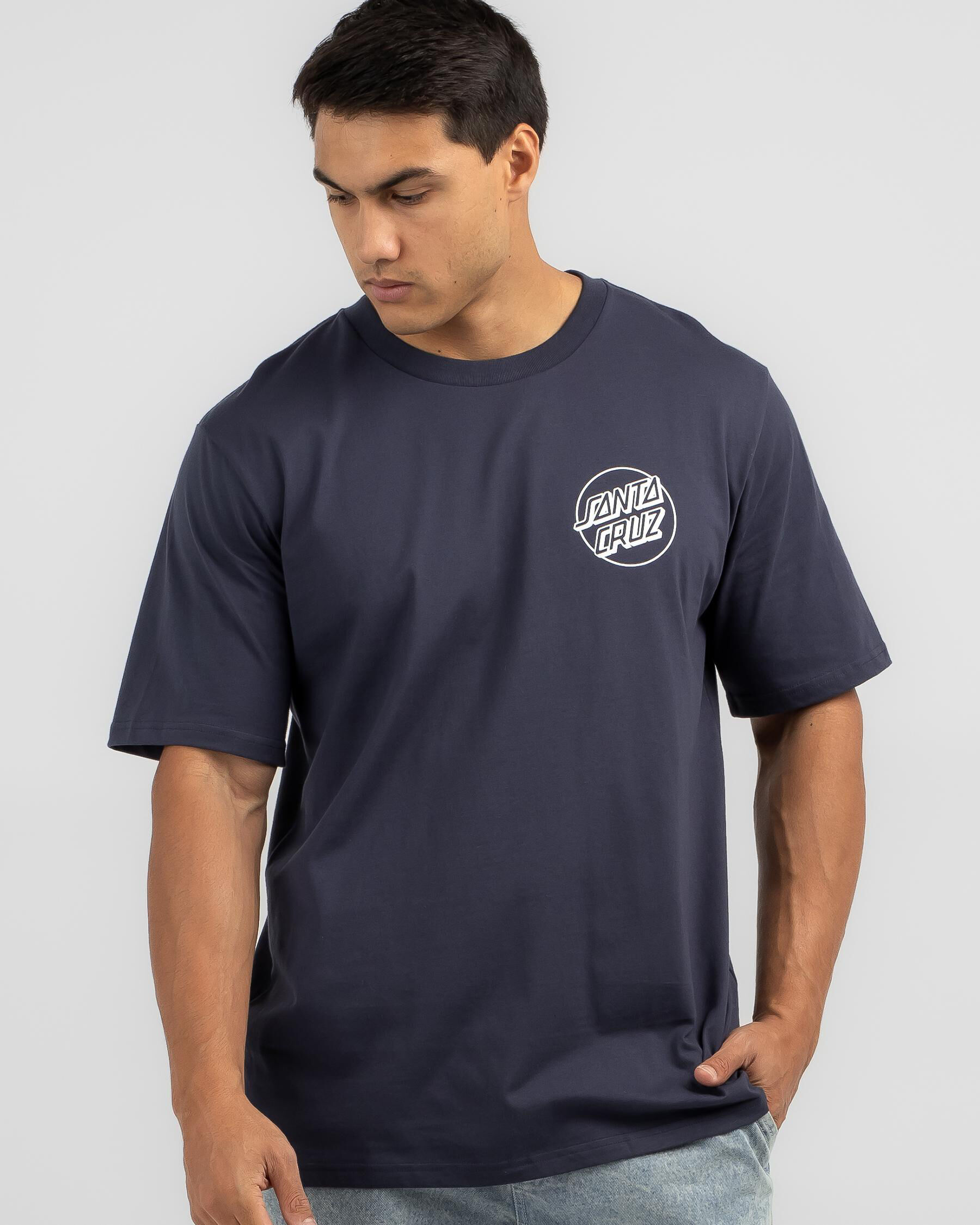 Screaming Hand T-Shirt - Navy slider