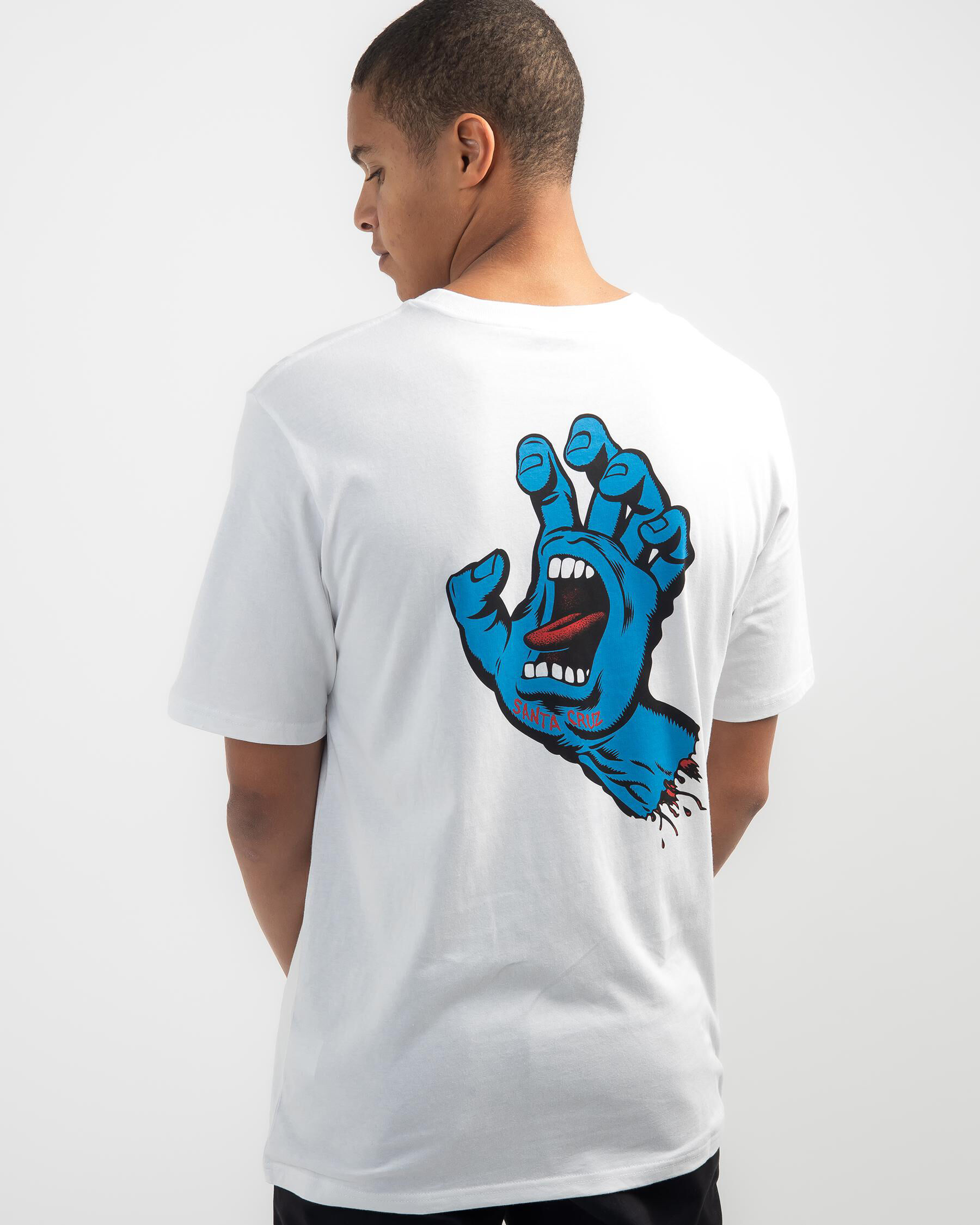 Screaming Hand T-Shirt - White slider