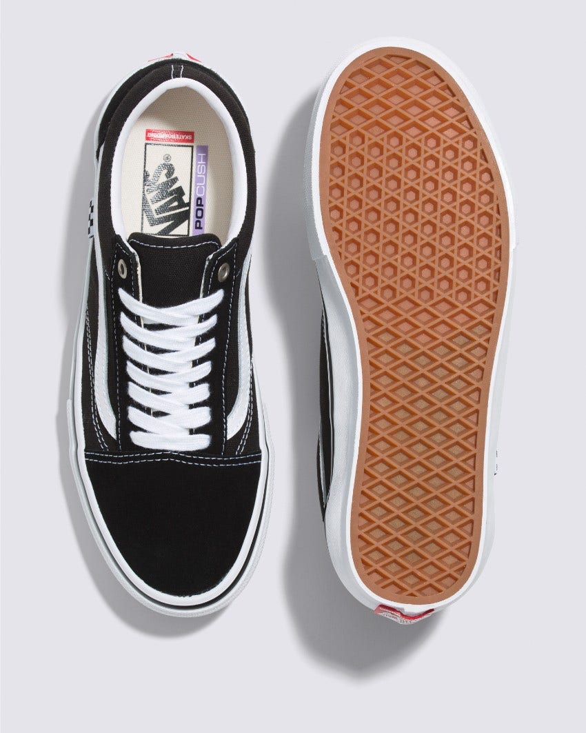 SKATE OLD SKOOL - BLACK/WHITE slider