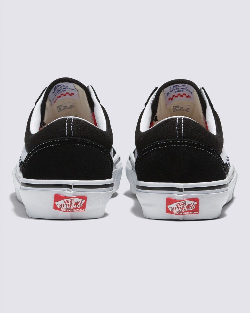 SKATE OLD SKOOL - BLACK/WHITE slider