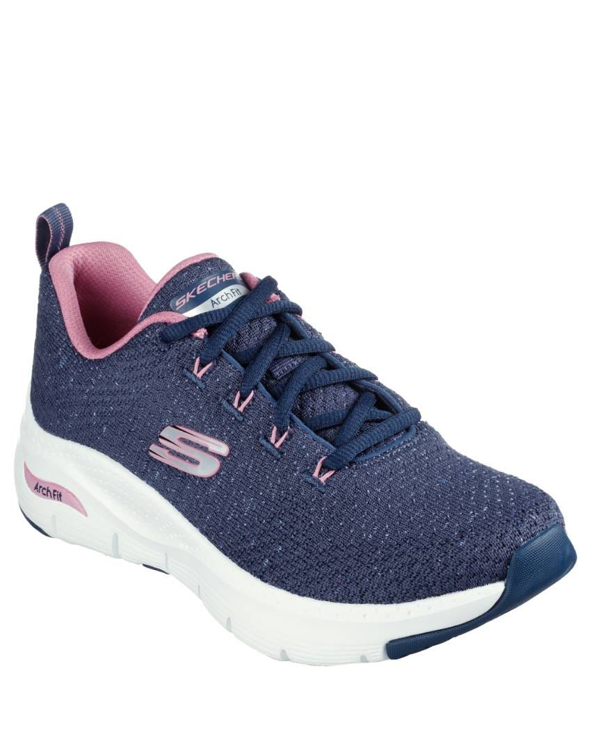 Skechers Arch Fit - Glee For All - NAVY/PINK slider