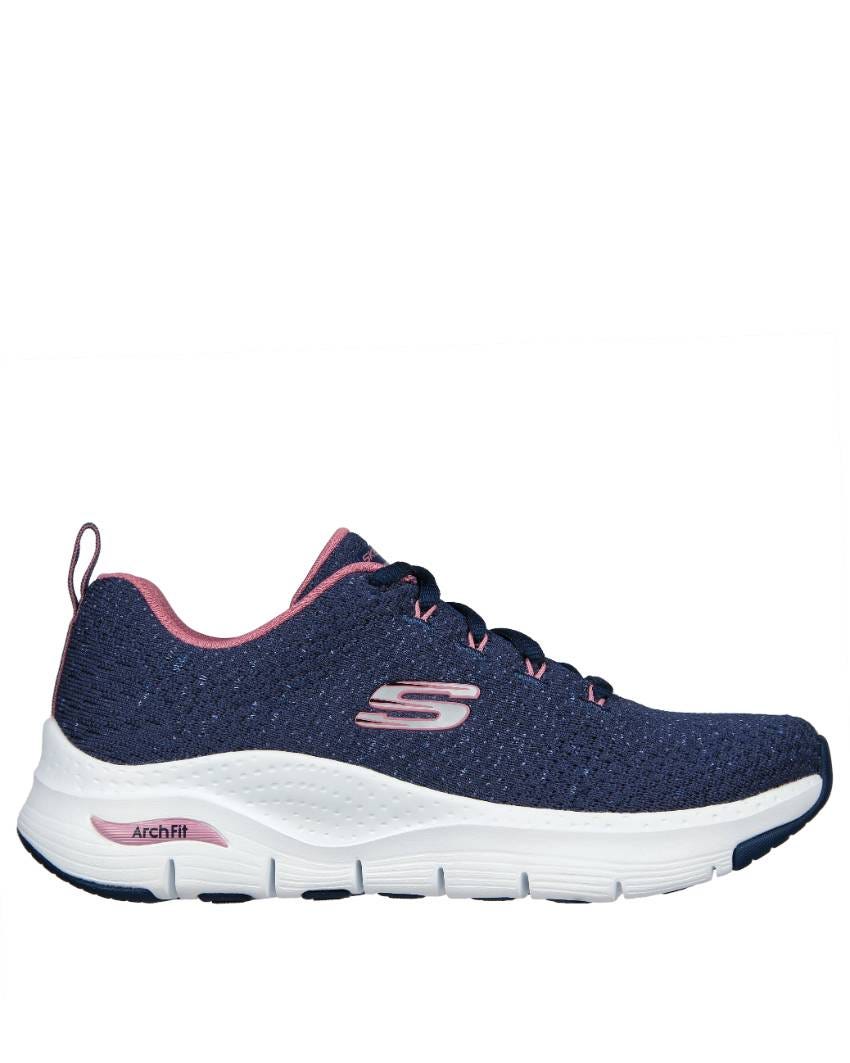 Skechers Arch Fit - Glee For All - NAVY/PINK slider