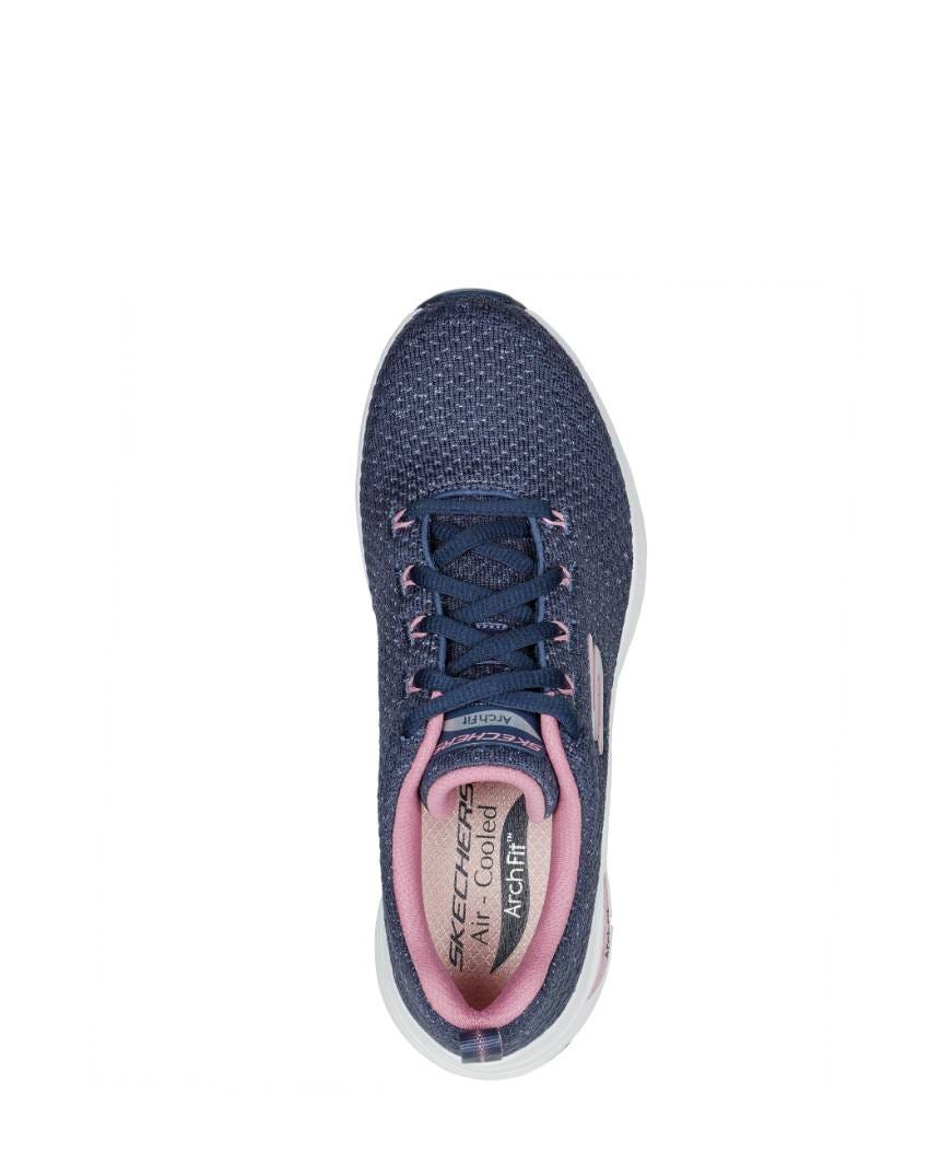 Skechers Arch Fit - Glee For All - NAVY/PINK slider