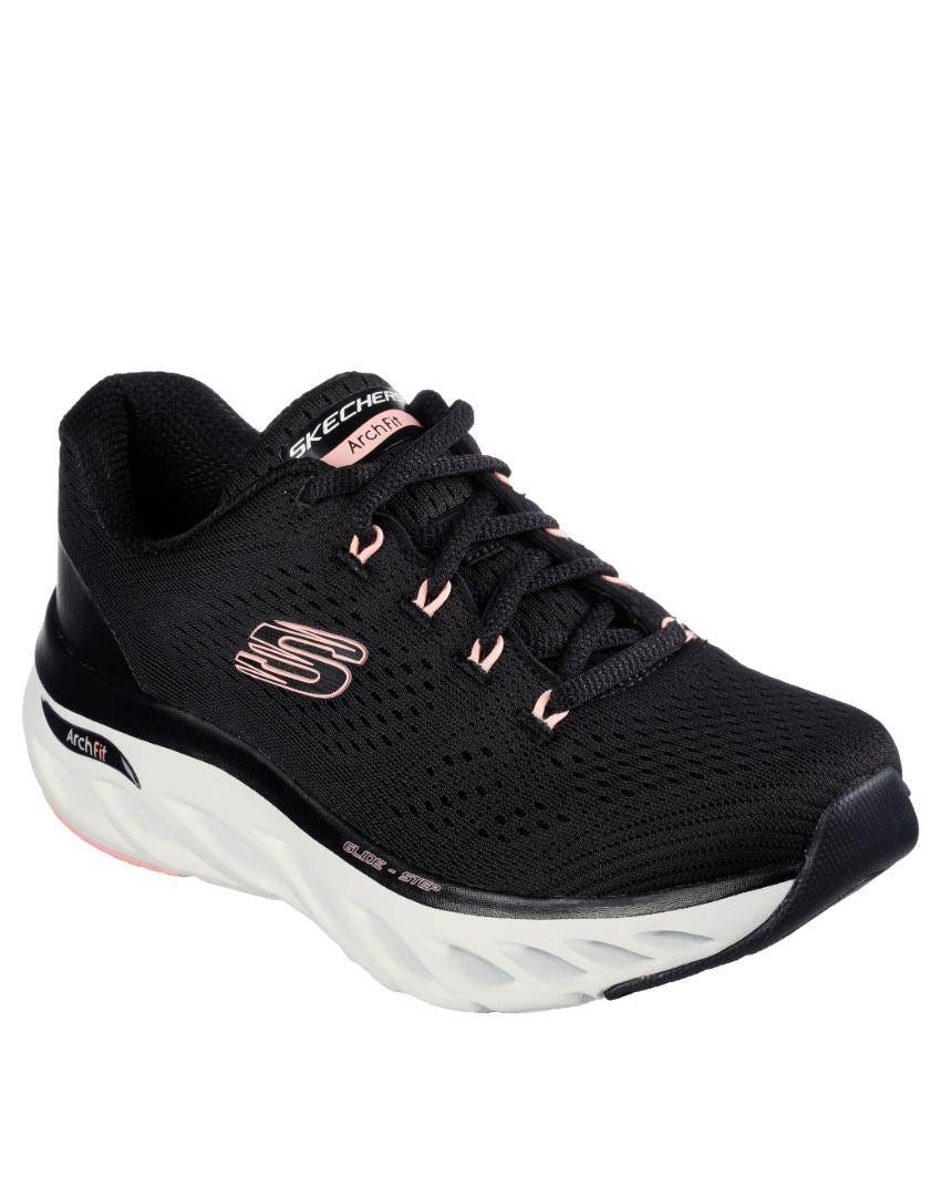 Skechers Arch Fit Glide-Step - Top Glory - BLACK/PINK slider