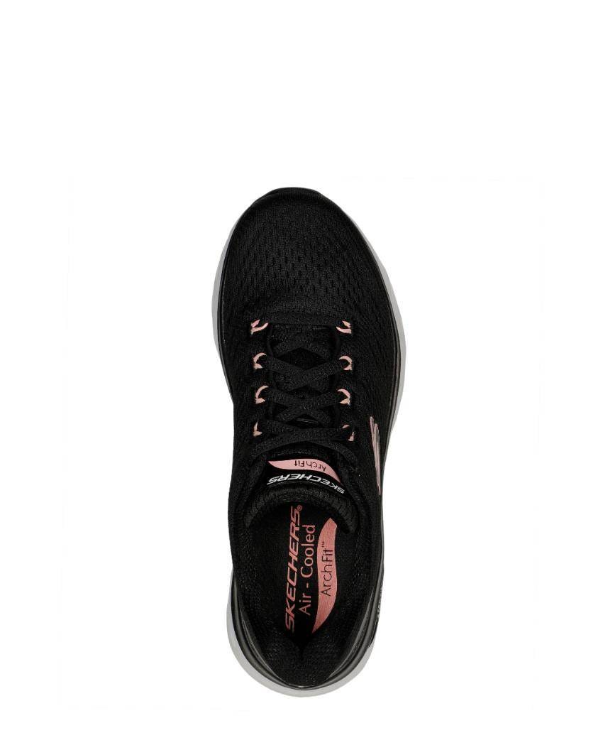 Skechers Arch Fit Glide-Step - Top Glory - BLACK/PINK slider