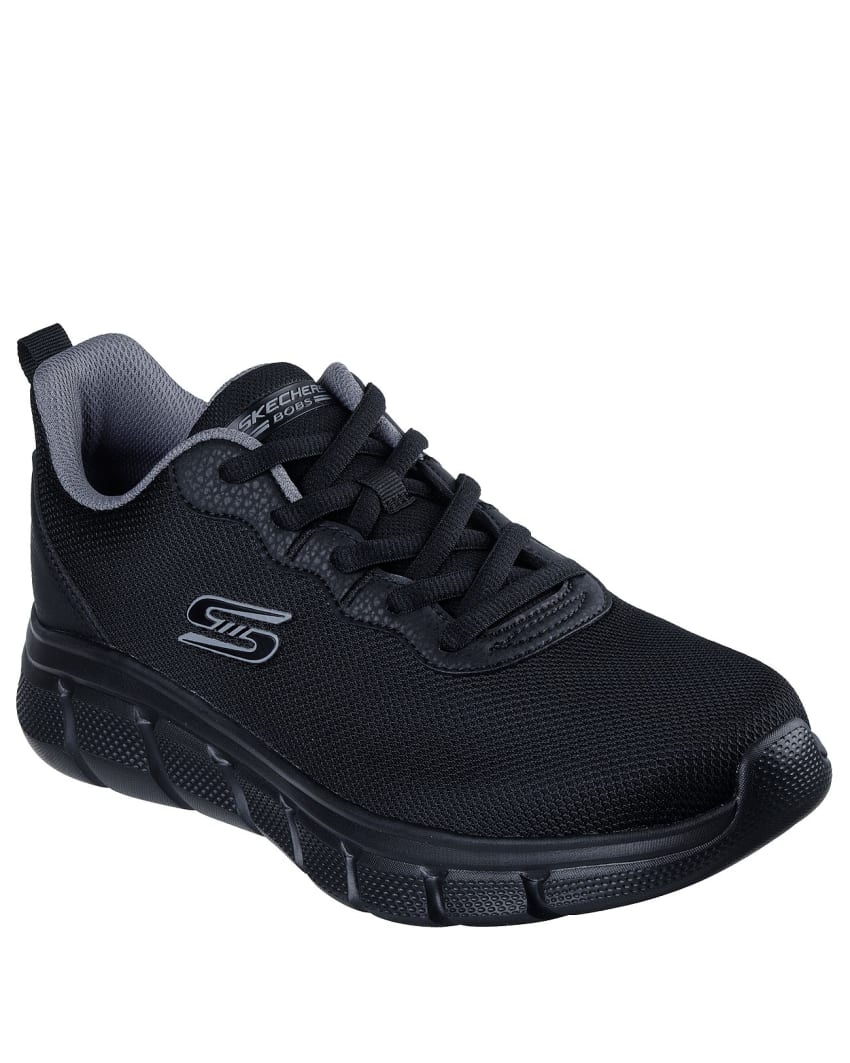Skechers BOBS Sport B Flex - Icy Edge Wide Fit - BLACK