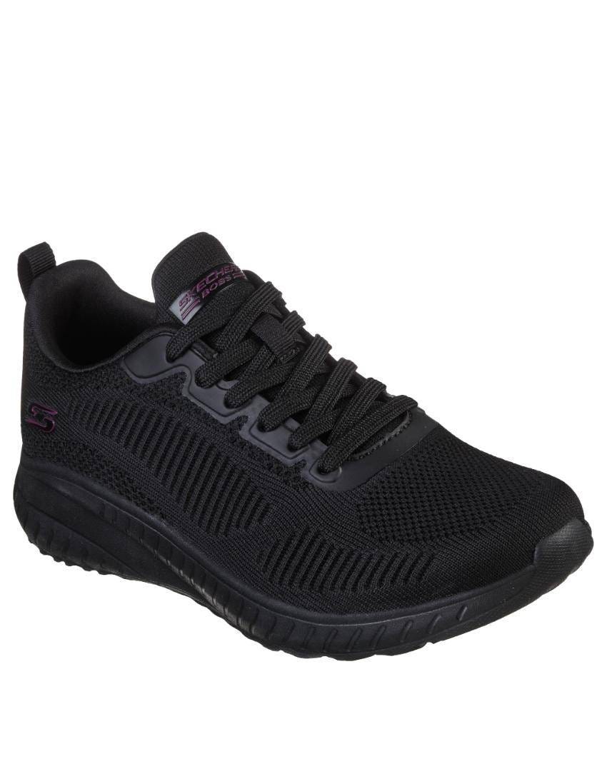 Skechers BOBS Sport Squad Chaos - Face Off Wide Fit - BLACK slider