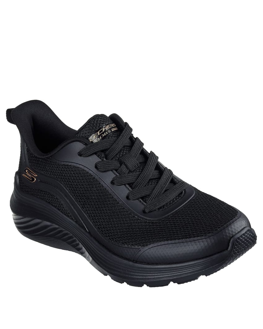 Skechers BOBS Sport Squad Waves - Still Wading - BLACK