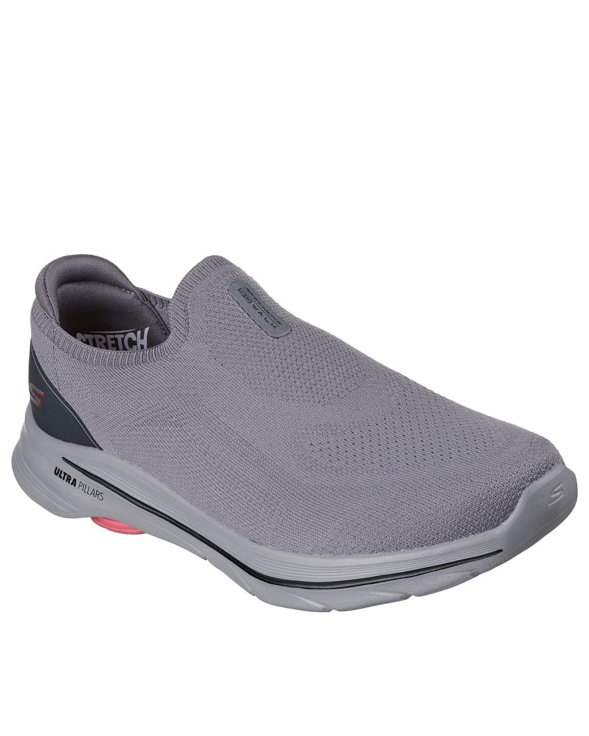 Skechers GO Walk 8 - Gabe - CHARCOAL/RED