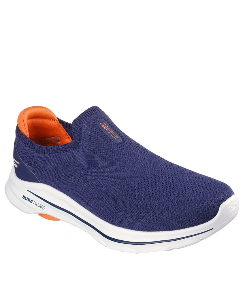Skechers GO Walk 8 - Gabe - NAVY/ORANGE