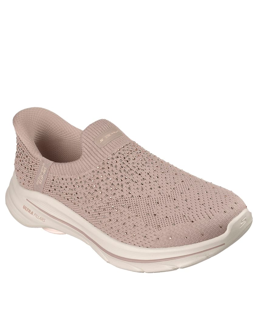 Skechers GO Walk 8 - Tiana - TAUPE/SILVER