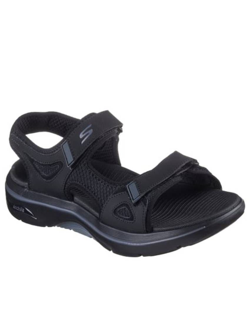 Skechers Go Walk Arch Fit 2.0 Sandal - Capistrano - BLACK