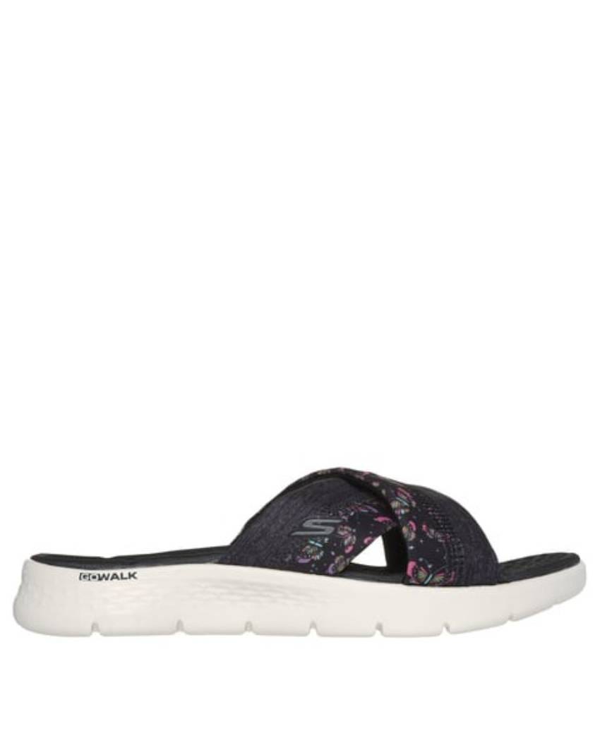 Skechers GO Walk Flex Sandal - Butterfly Bliss - BLACK/MULTI slider