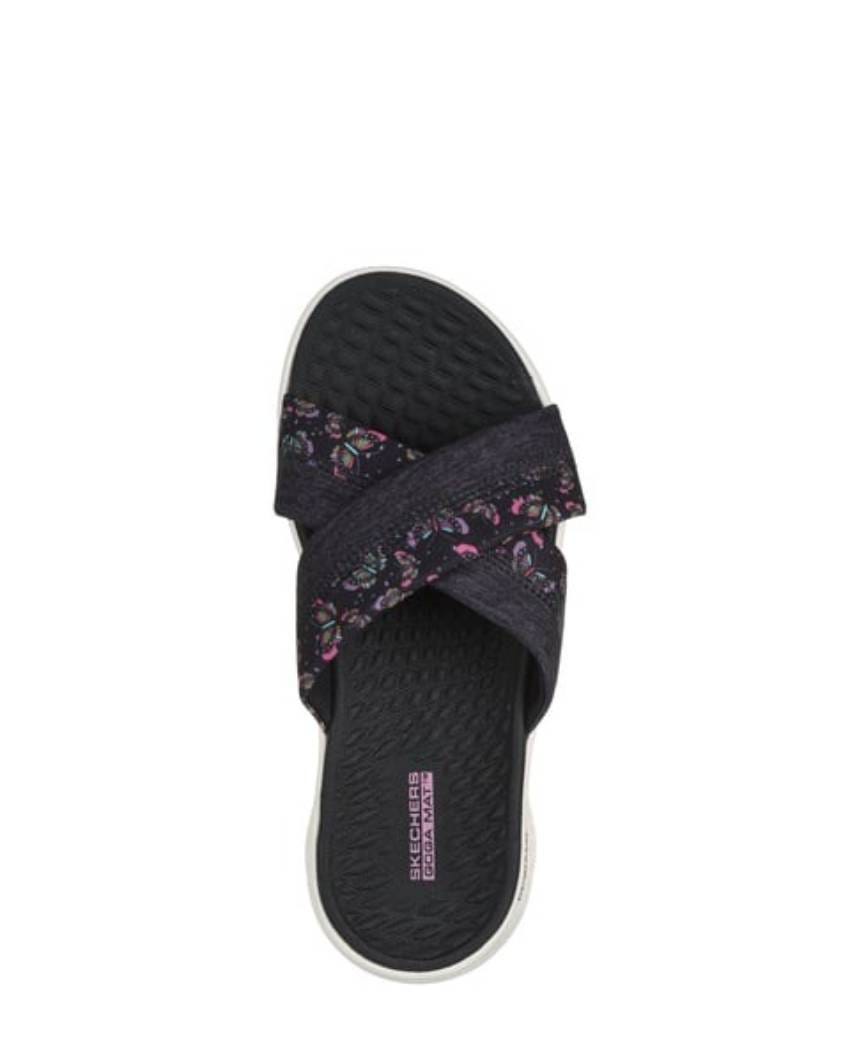 Skechers GO Walk Flex Sandal - Butterfly Bliss - BLACK/MULTI slider