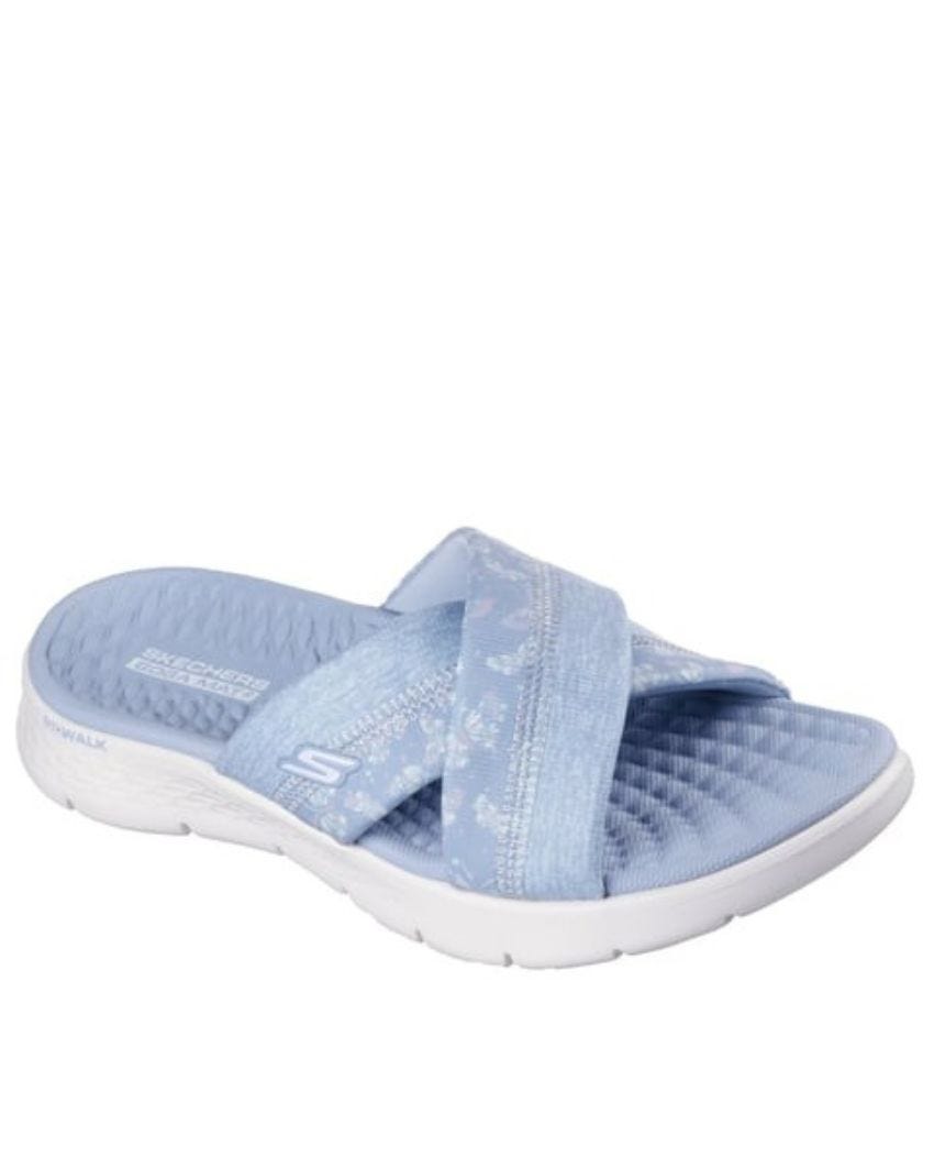 Skechers Go Walk Flex Sandal - Butterfly Bliss - PERIWINKLE