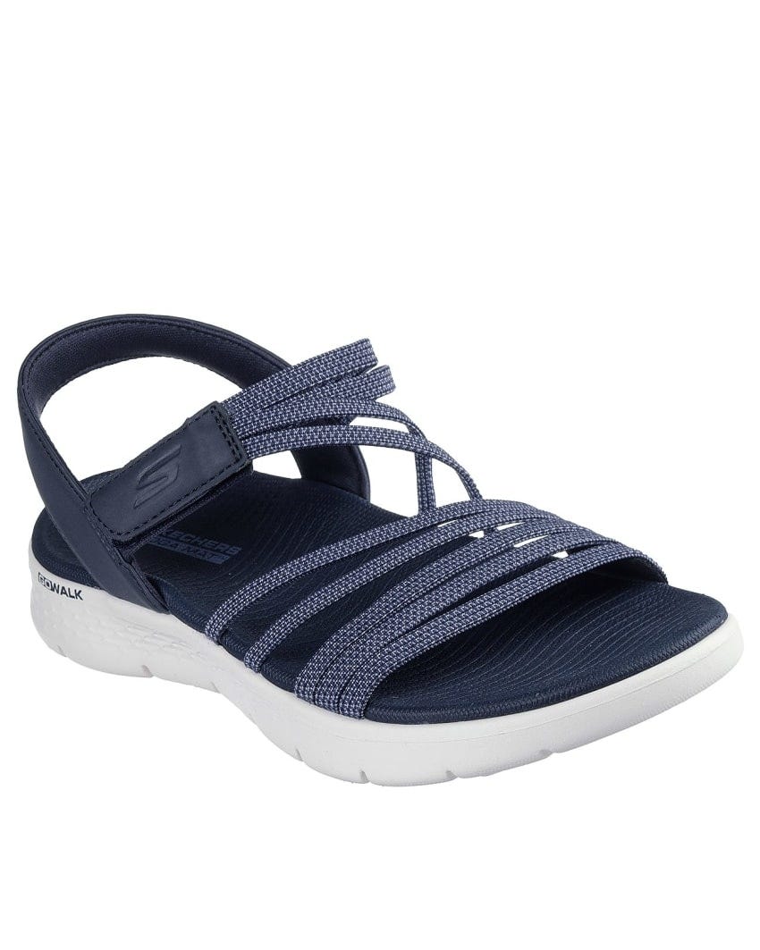 Skechers GO Walk Flex Sandal - Emma - NAVY/SILVER slider