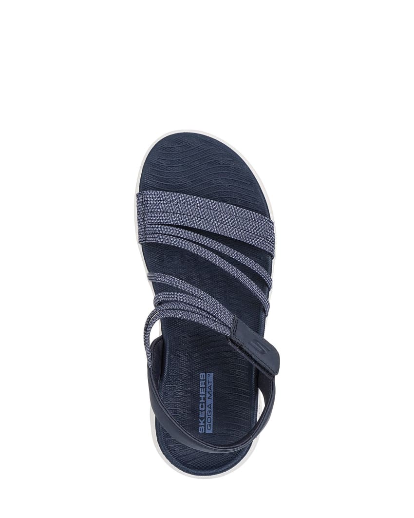 Skechers GO Walk Flex Sandal - Emma - NAVY/SILVER slider
