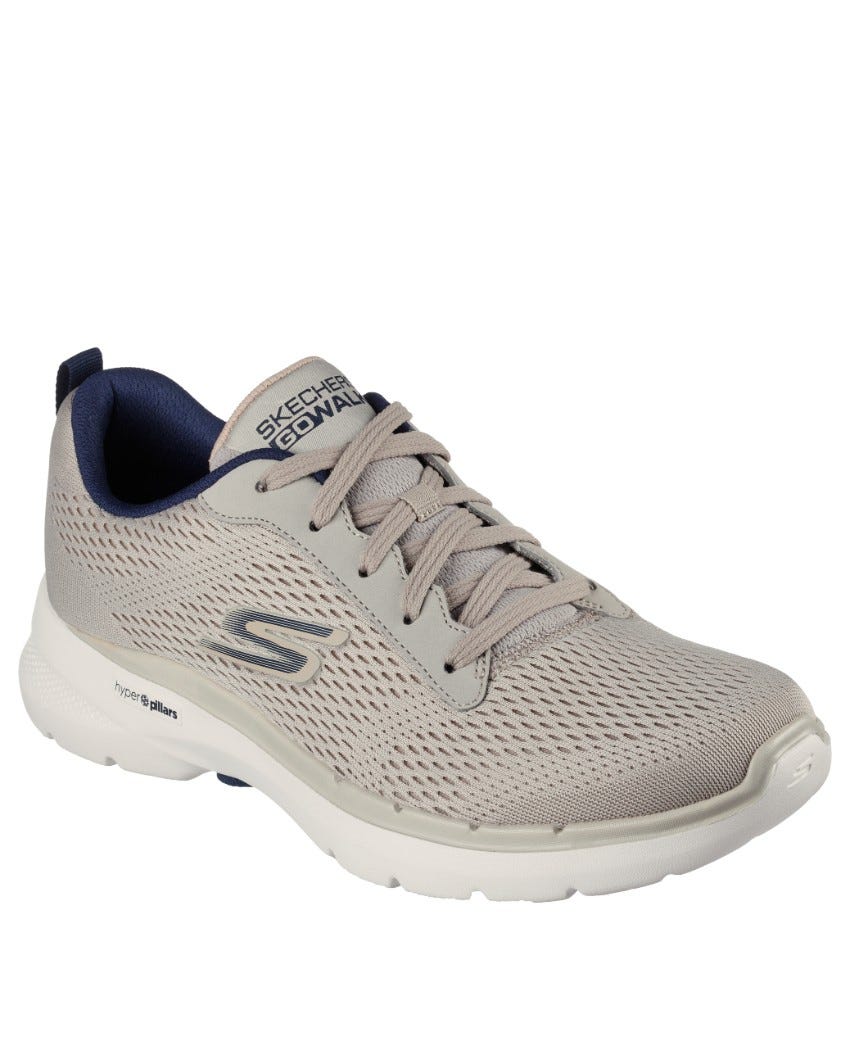 Skechers GOwalk 6 - Avalo 2.0 - TAUPE/NAVY slider