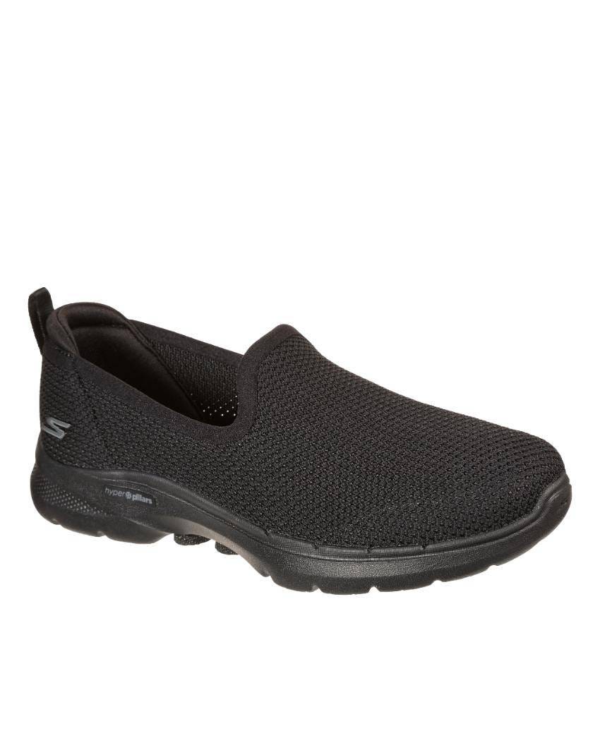 Skechers GOwalk 6 - Clear Virtue - BLACK/BLACK slider