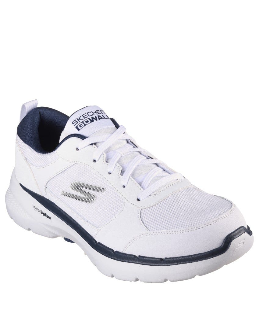 Skechers GOwalk 6 - Compete - WHITE/NAVY slider