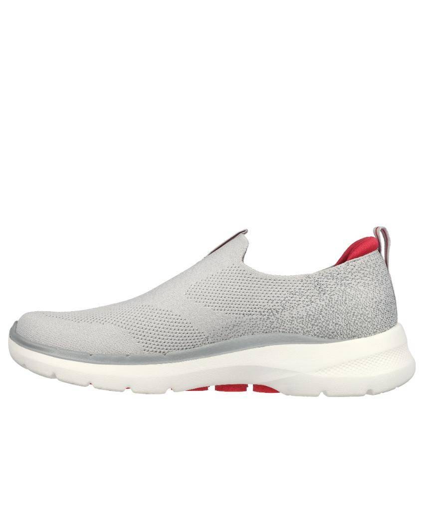 Skechers GOwalk 6 Extra Wide Fit - GREY/RED slider