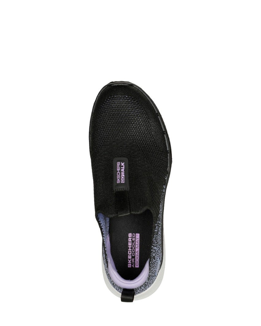 Skechers GOwalk 6 - Glimmering - BLACK LAVENDER slider