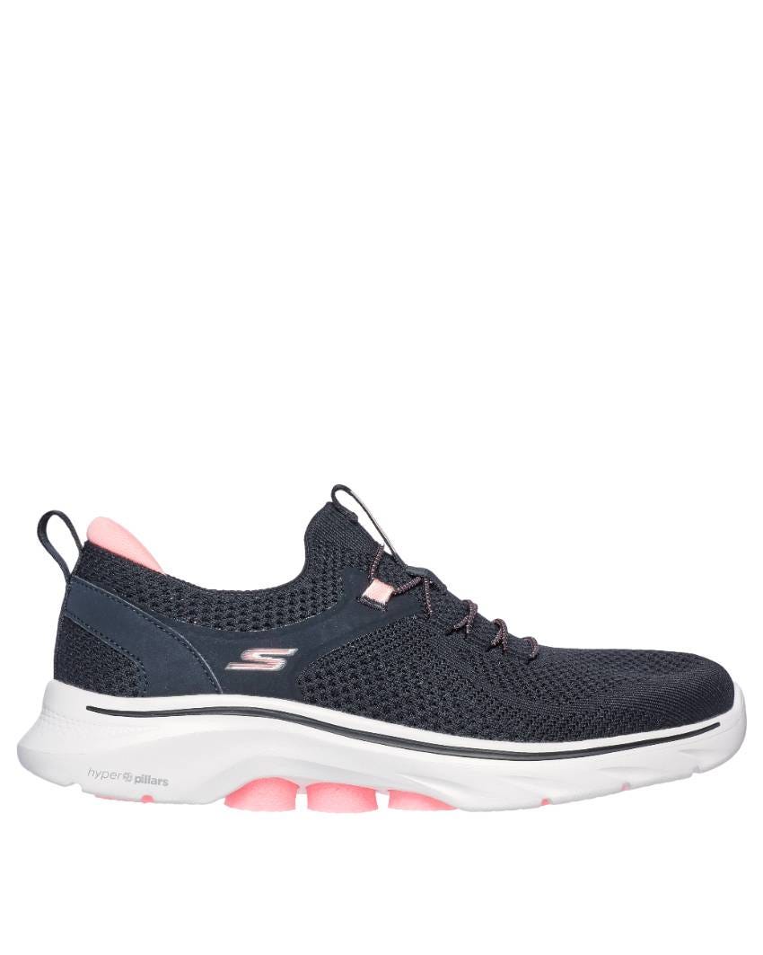 Skechers GOwalk 7 - Abie - BLACK/HOT PINK slider