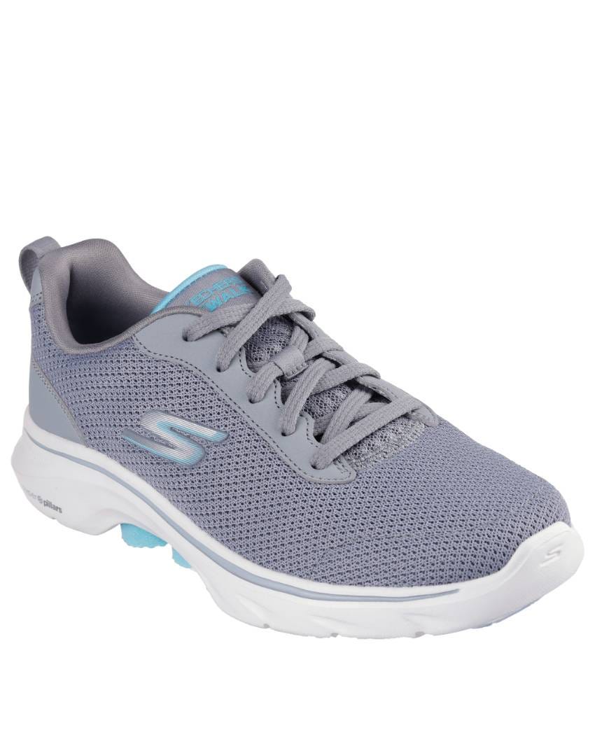 Skechers GOwalk 7 - Clear Path - GREY/AQUA slider