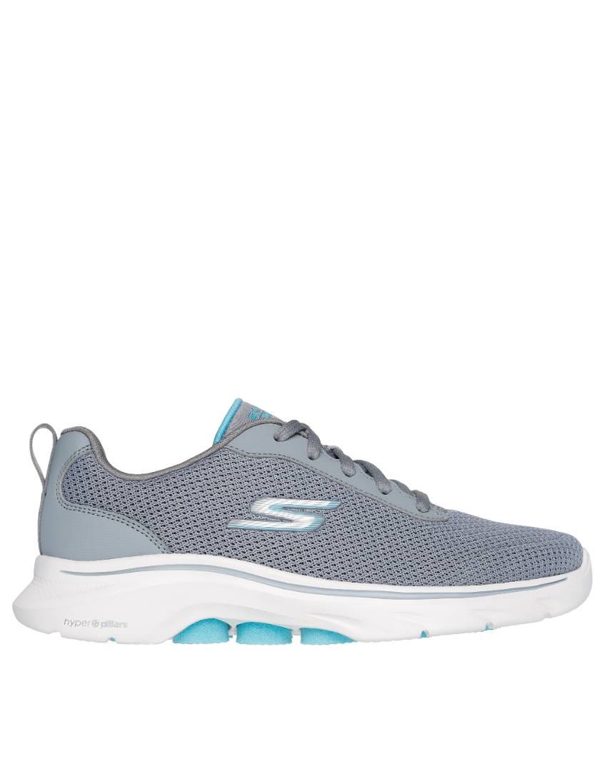 Skechers GOwalk 7 - Clear Path - GREY/AQUA slider