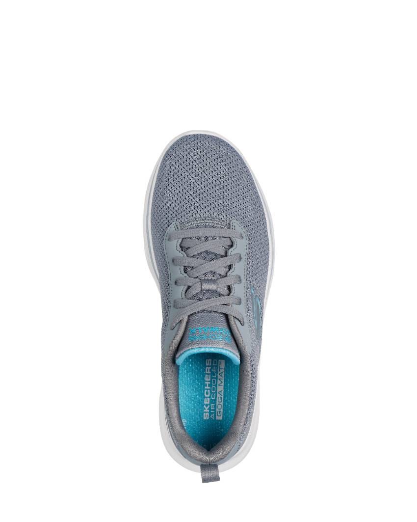 Skechers GOwalk 7 - Clear Path - GREY/AQUA slider