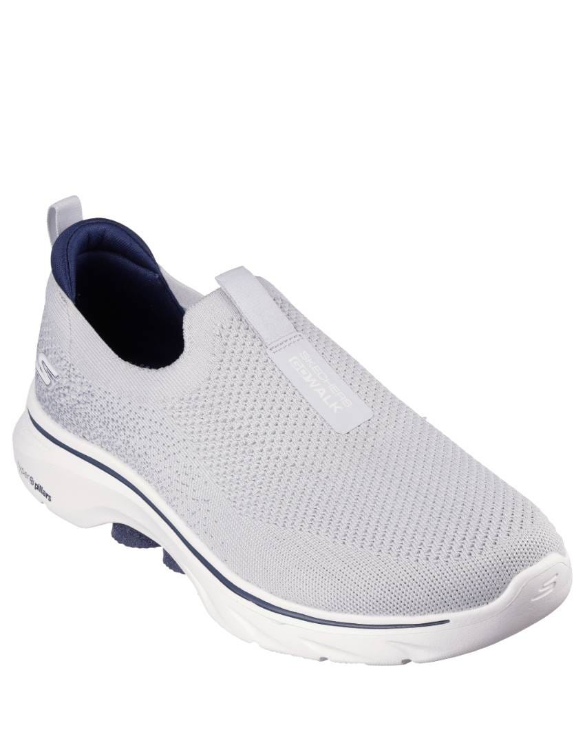 Skechers GOwalk 7 Extra Wide Fit - GREY/NAVY slider