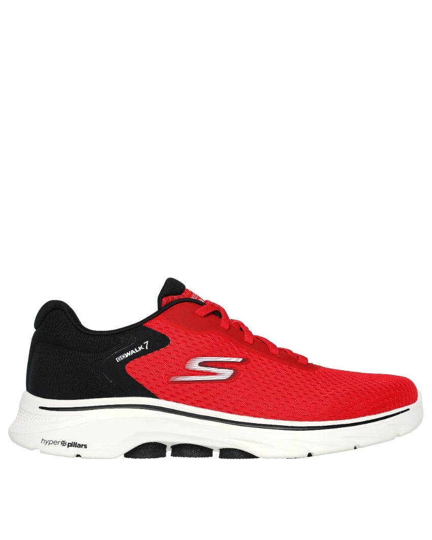 Skechers GOwalk 7 - The Construct - RED/BLACK slider