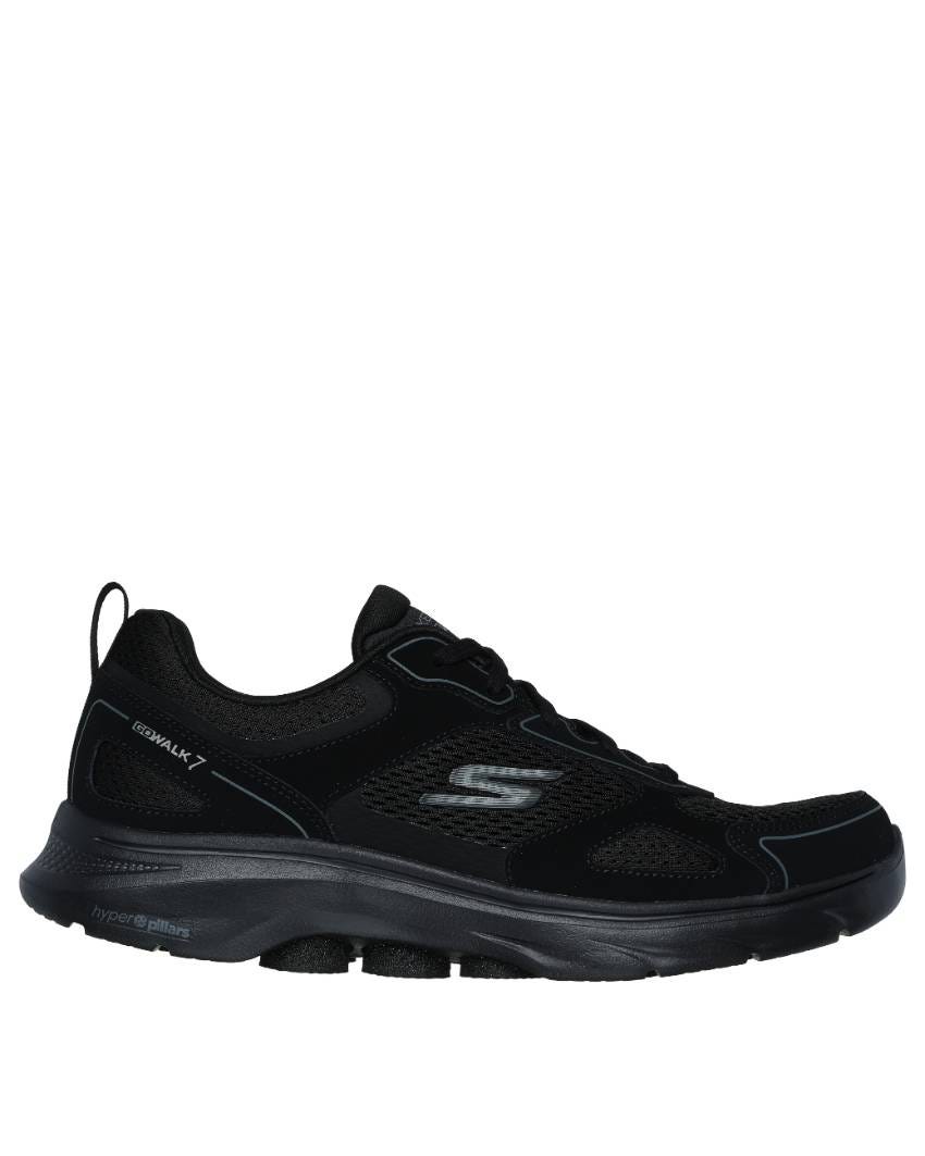 Skechers GOwalk 7 - The Forefather Extra Wide Fit - BLACK/BLACK slider