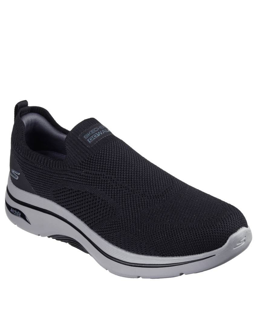 Skechers Gowalk Arch Fit 2.0 - Knitted Relief - BLACK/GREY slider