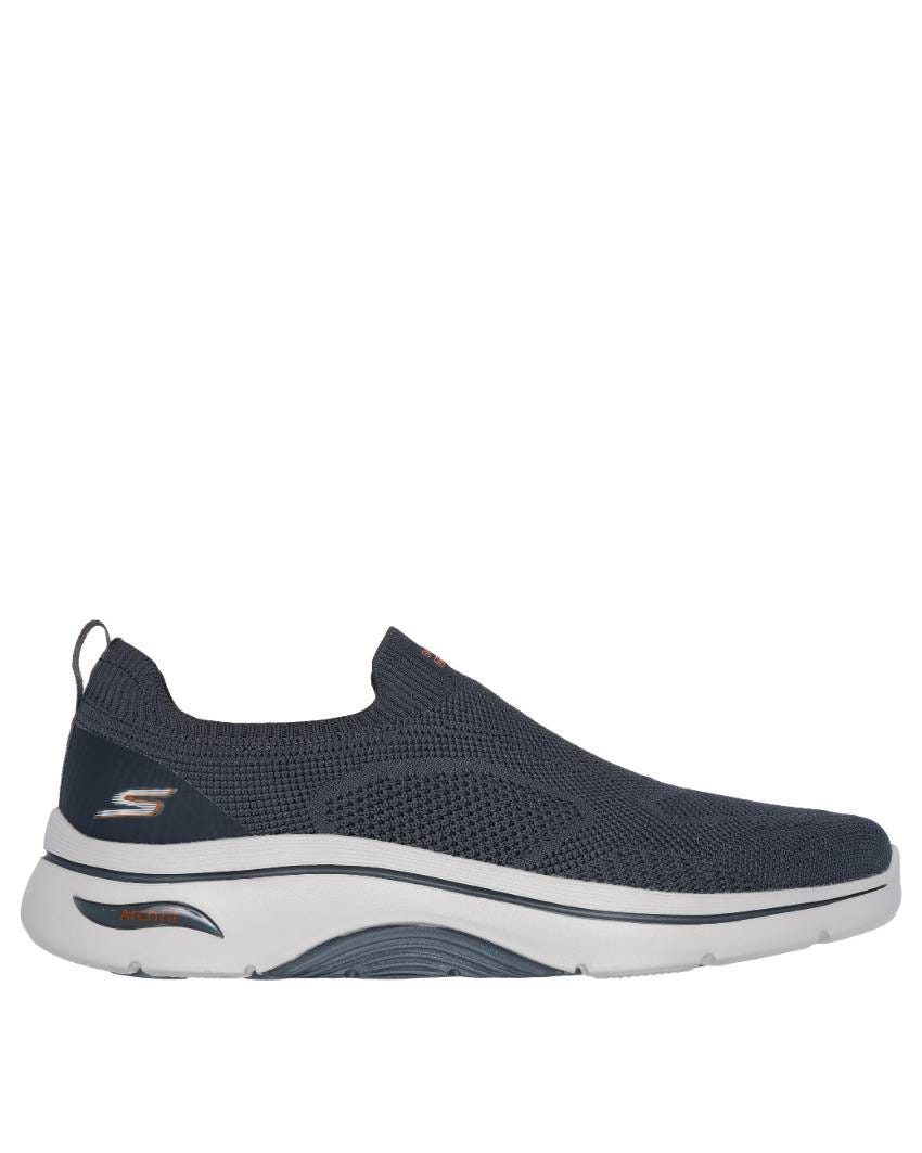 Skechers Gowalk Arch Fit 2.0 - Knitted Relief - GREY/ORANGE slider