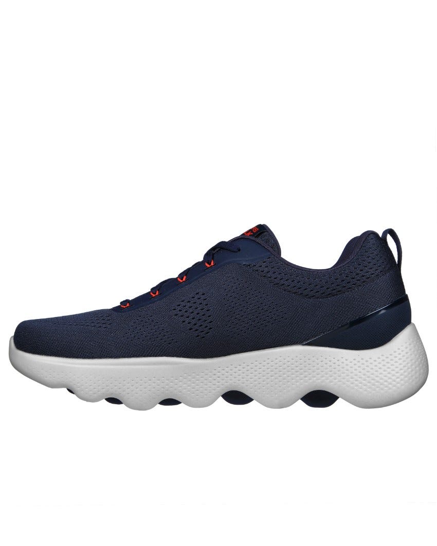 Skechers GOwalk Massage Fit - NAVY/ORANGE slider
