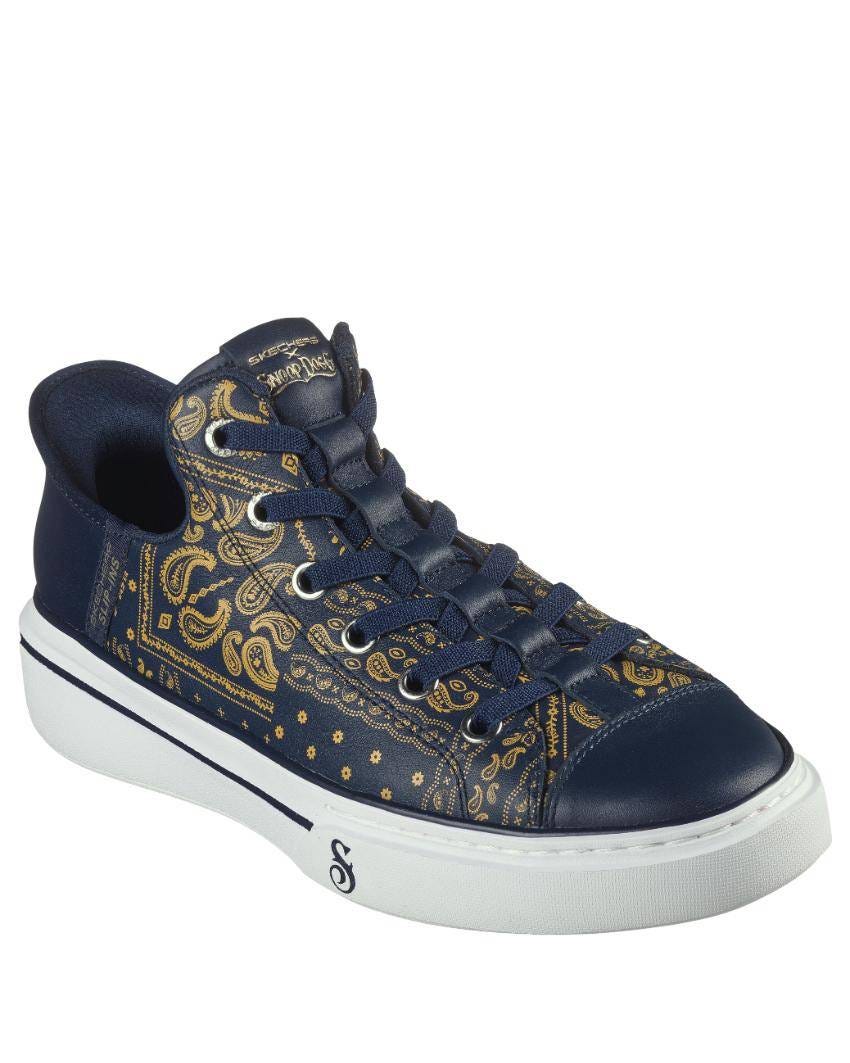 Skechers Premium Leather Slip-Ins: Snoop One - Double G - NAVY slider