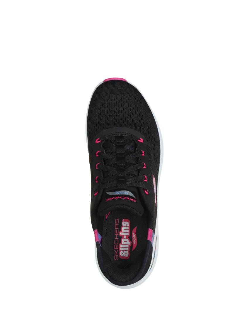 Skechers Slip-Ins: Arch Fit 2.0 - Easy Chic - BLACK/HOT PINK slider