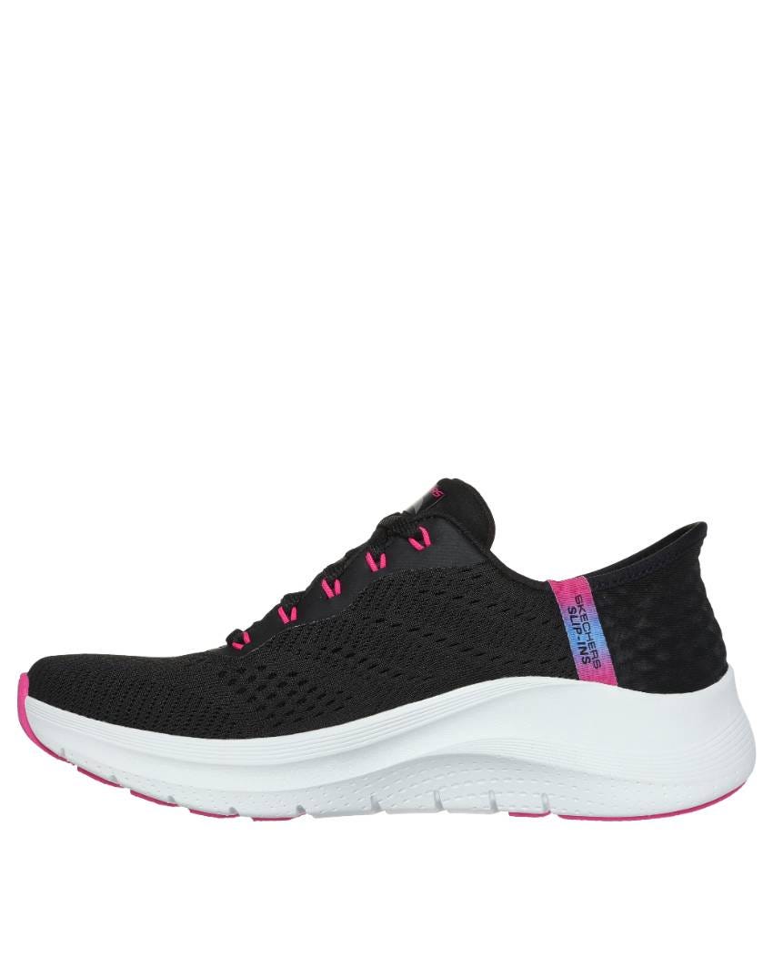 Skechers Slip-Ins: Arch Fit 2.0 - Easy Chic - BLACK/HOT PINK slider