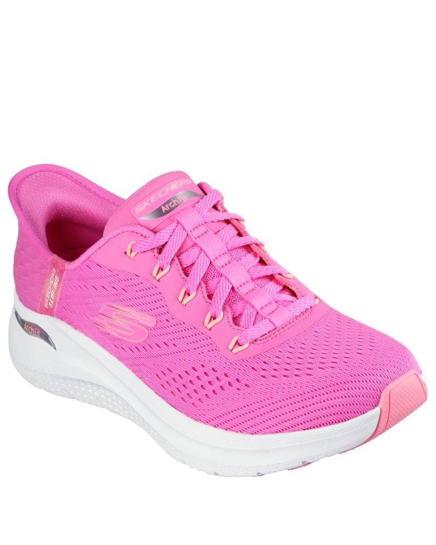 Skechers Slip-Ins: Arch Fit 2.0 - Easy Chic - HOT PINK/CORAL slider