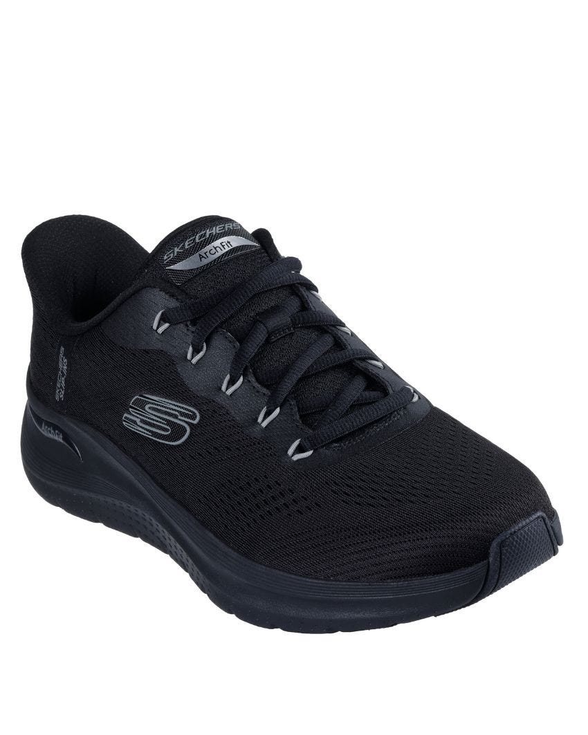 Skechers Slip-Ins: Arch Fit 2.0 - Lestur Extra Wide Fit - BLACK slider
