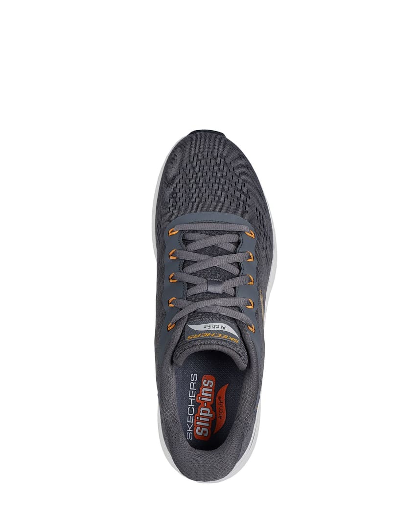 Skechers Slip-Ins: Arch Fit 2.0 - Lestur Extra Wide Fit - CHARCOAL/YELLOW slider