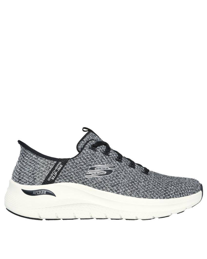 Skechers Slip-Ins: Arch Fit 2.0 - Look Ahead - WHITE/BLACK slider
