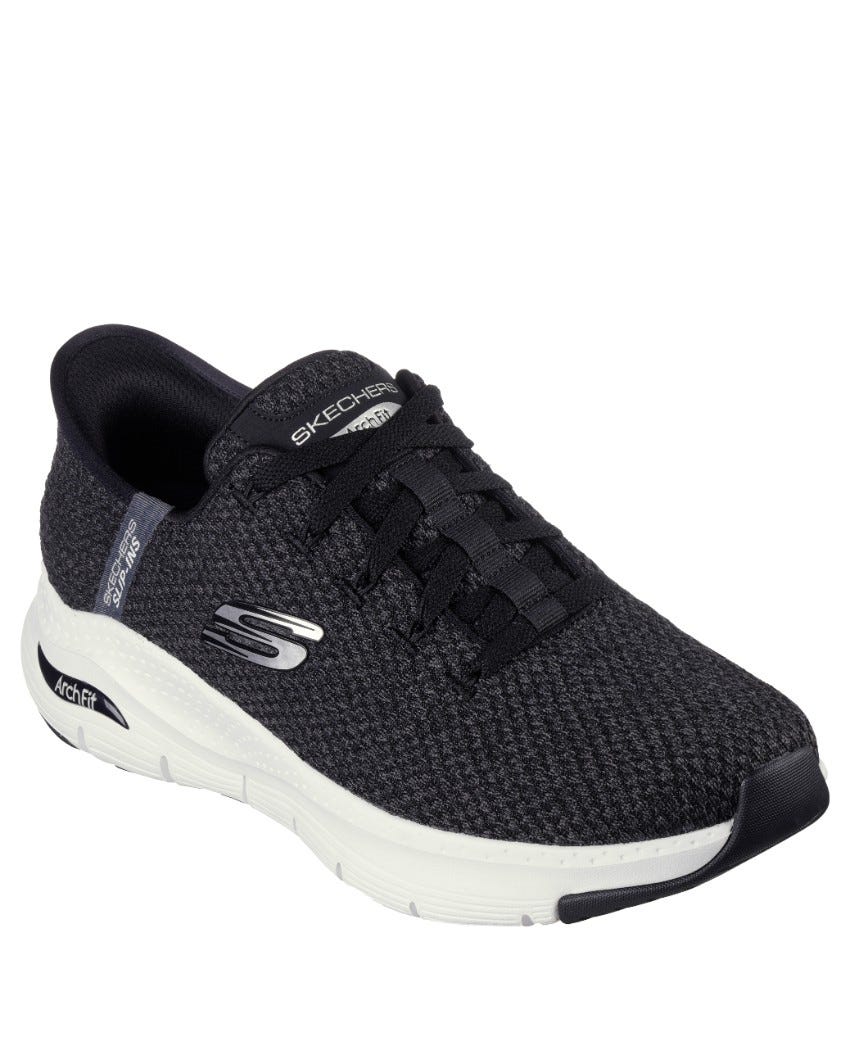 Skechers Slip-Ins: Arch Fit - New Verse - BLACK/WHITE slider