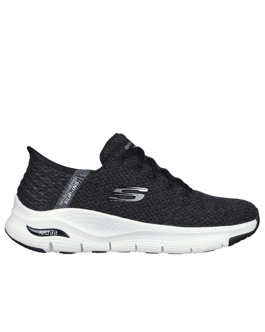 Skechers Slip-Ins: Arch Fit - New Verse - BLACK/WHITE slider