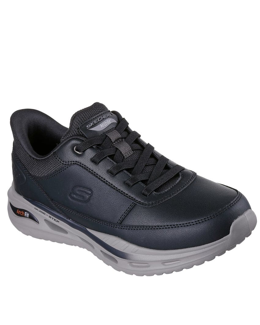 Skechers Slip-Ins: Arch Fit Orvan - Moxley Relaxed Fit - BLACK